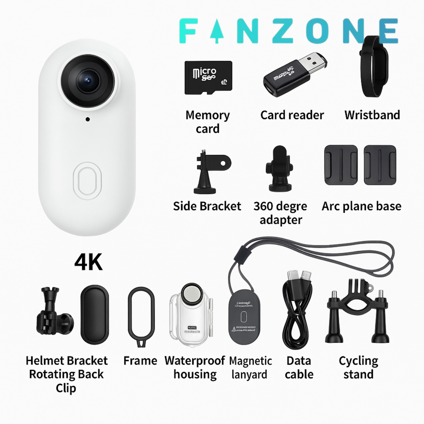 FANZONE 4K Mini Sport Camera