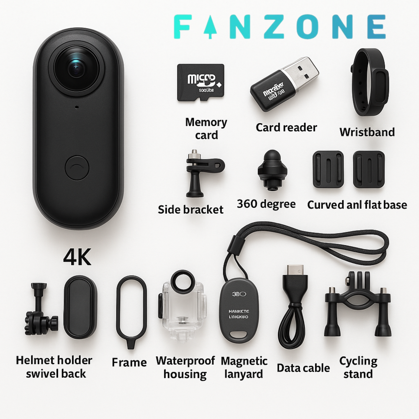 FANZONE 4K Mini Sport Camera