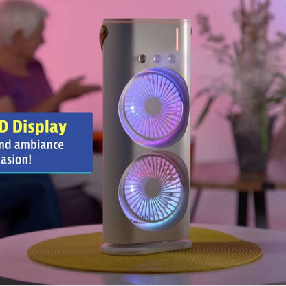 Double-ended Spray Fan Portable Humidifier