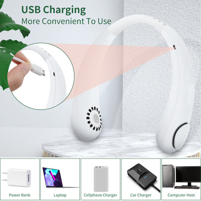 Hanging Neck Fan Portable Cooling Fan USB